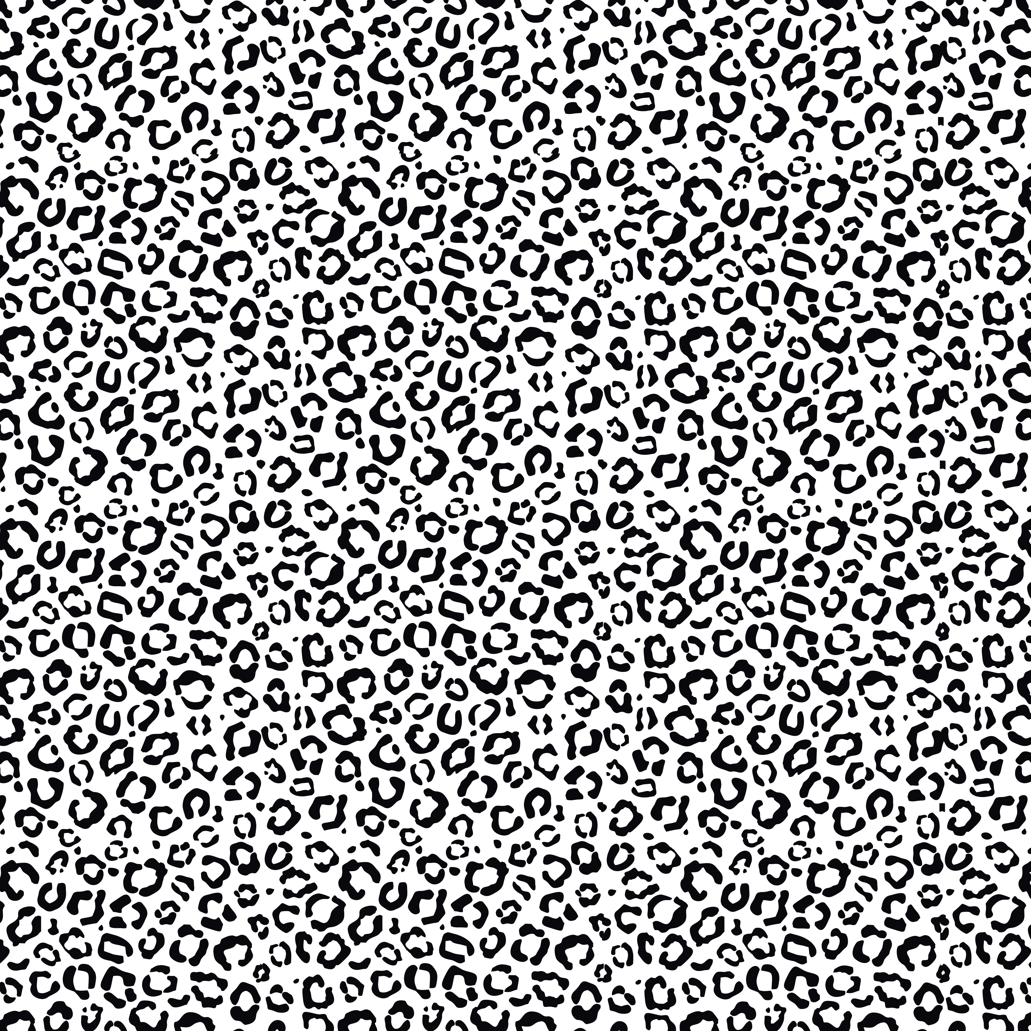 Black Leopard Pattern Acrylic Sheet - CMB Pattern Acrylic